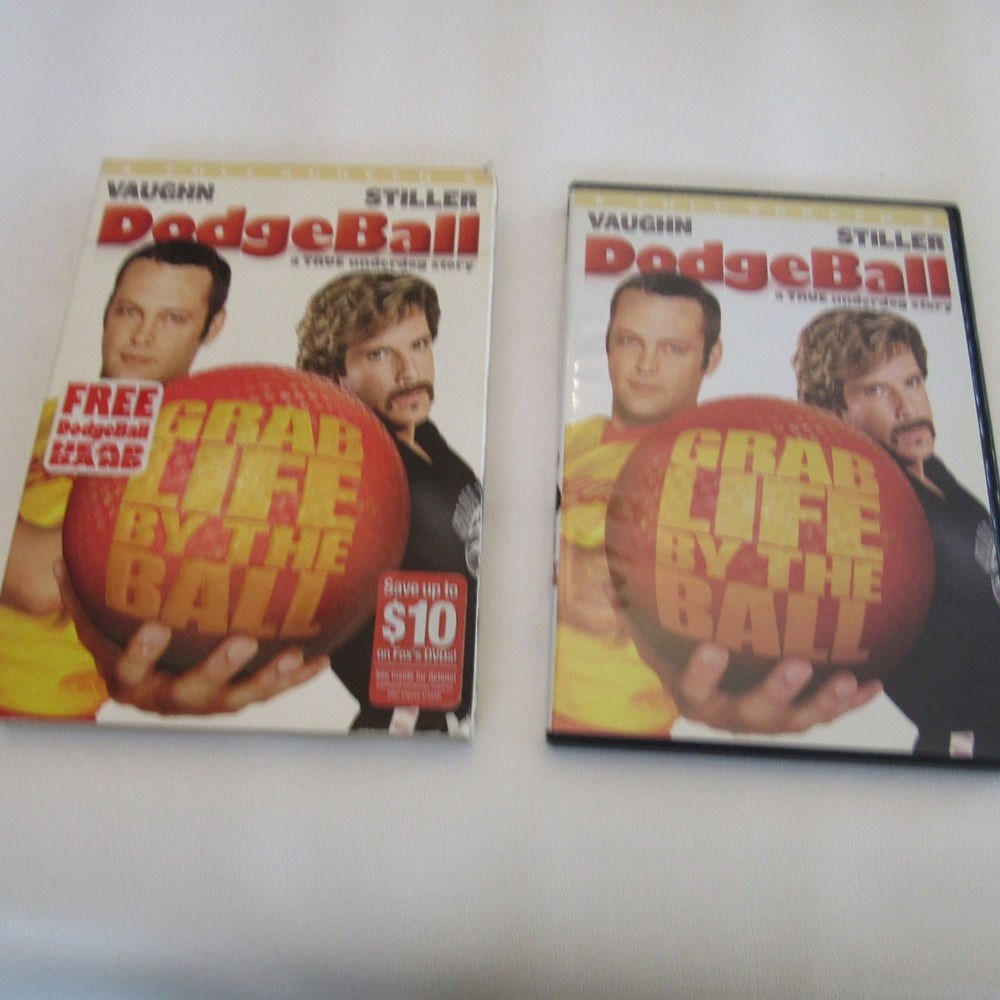 Dodgeball A True Underdog Story DVD 2004 Full Screen Vince Vaughn Ben Stiller